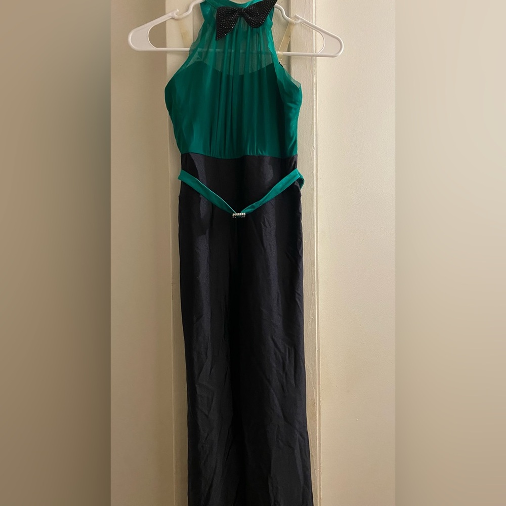 Revolution “Money” Green/Black Dance Costume 
Size Child Large